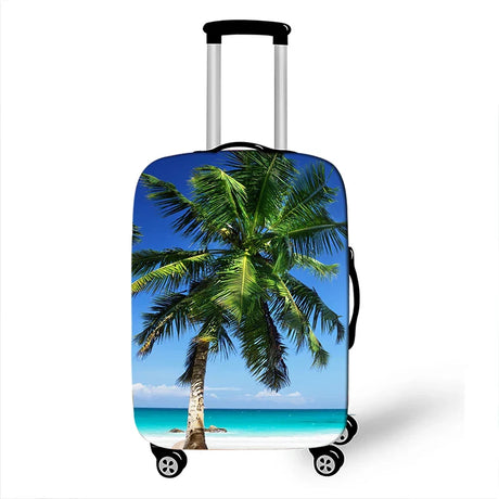 New Holiday style Print Luggage Cover for Travel Suitcase Protector Fits 18 ~32 Inch Zipper Elastic Suitcase cover