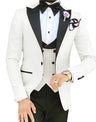 2023 Men 3 Pieces Suits For Men Custom Made Groom Groomsmen Tuxedos Wedding Men Suit Terno Masculino(Jacket+Pant+Vest)