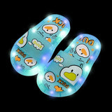 Cartoon Unicorn Animals luminescence Shoes Children’s Boys Girls Slippers Lighted Fashion Cute Shoes Toddler Slippers For Kids