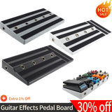 Guitar Pedal Board Rockhouse Guitar Effects Pedal Board Sturdy PE Plastic Guitar Pedalboard Case Guitar Pedal Guitar Accessories