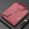 Designer Quality Men's Polo Shirt Autumn Lapel Embroidered Long Sleeved British Business Anti Pilling T-Shirt Trend Fashion Golf