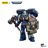 JOYTOY Warhammer 40k 1/18 Action Figures Anime Ultramarines Vanguard  Veteran with Thunder Hammer Storm Shield  Figure Toys