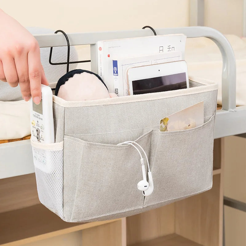 Portable Baby Care Essentials Hanging Organizers Crib Storage Cradle Baby Crib Organizer Diaper Bag Linen Baby Bed Accessories