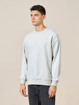 SIMWOOD 2024 Spring New Men Casual Minimalist Sweatshirts Oversize O-Neck Basic Wardrobe Essentials Plus Size Pullover  SI980547