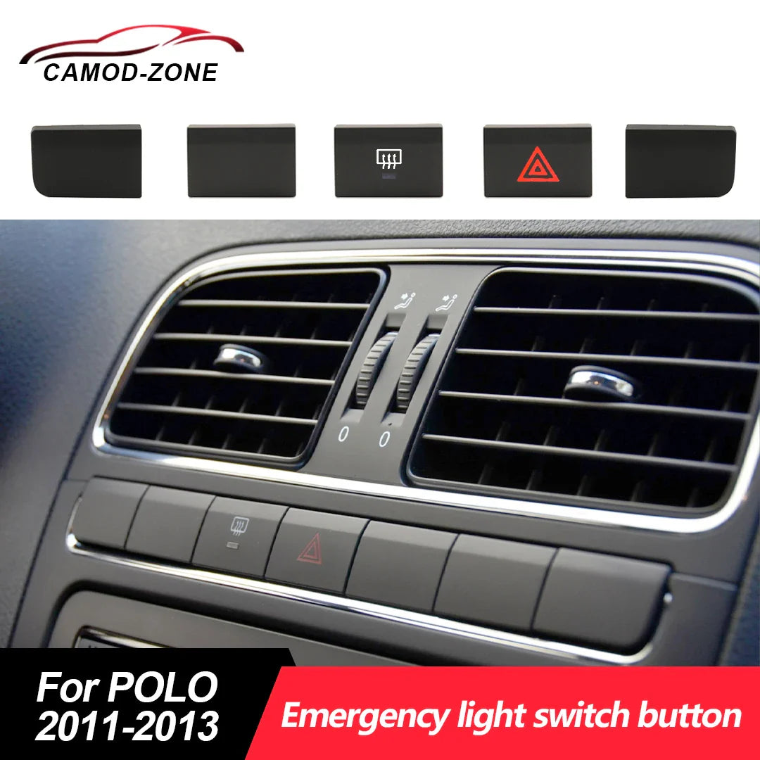 OEM Blank Button Emergency Light Switch Button For VW POLO 2011 2012 2013 Center Console Car Accessories Interior