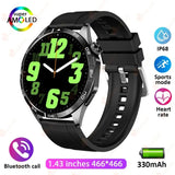 New WATCH GT 4 Smart Watch Men GPS Tracker 1.43 Inch AMOLED 466*466 Screen Always Display Bluetooth Call Smartwatch for Android