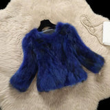 Fur coat New natural raccoon fur coat women's short slim leather coat jacket fall/winter 2022 Fashion Winter Warm Women Coat