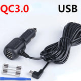 12v To 5v GPS Tracker Power Cord Plug Car Electrical Appliance Obd USB Diagnostic Tools Vehicle Charger Bend Connector And Cable