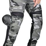 2 Camouflage Model Summer Riding 4 Season Knight Jeans Motorcycle Pants  Pantalones Motocicleta Hombre Featherbed Jeans Gears