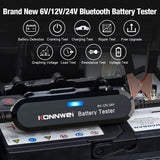 KONNWEI Battery Tester BK200 Car Charger 12V 24V 6V Inspection Tools BK100 Motorcycle Automotive Battery Analyzer PK KW650 KW510