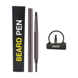 Sdotter Waterproof Beard Pen Men Beard Filling Pencil And Brush Mustache Beard Coloring Shaping Filler Beard Enhancer Beard Styl