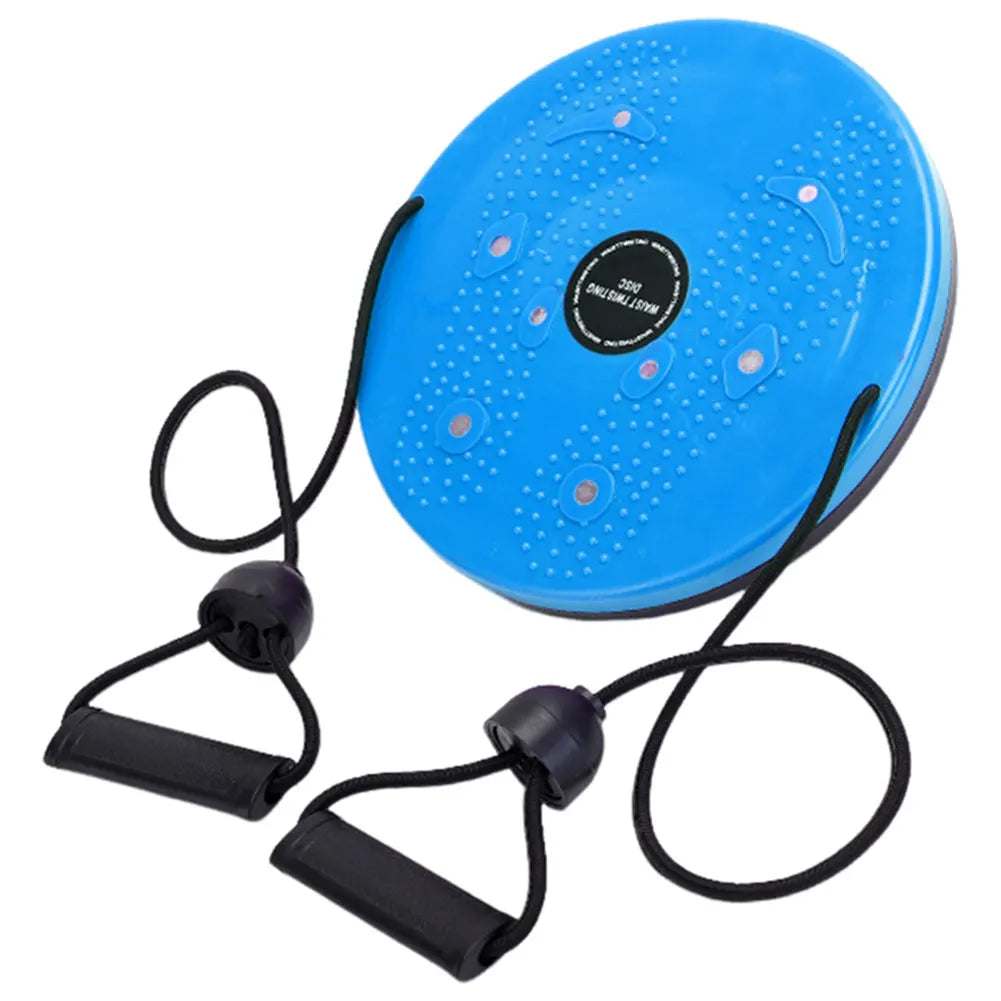 Aerobic Fitness Disc with Pull Rope Waist Slimming Plate Multifunction Weight Loss Aerobic Exercise Tool