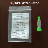 FC APC Fiber Attenuator, Optical Female to Male Adapter, Fiber Equipment Coupler, 3dB, 5dB, 7dB, 10dB, 0-30dB, FTTH, 2PCs