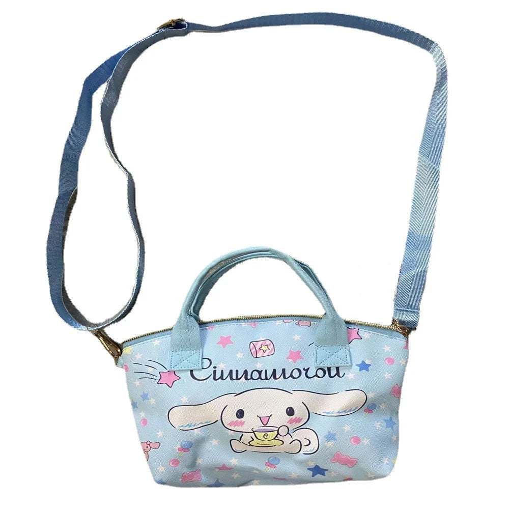 Sanrio Hello Kitty Backpack My Melody Schoolbag Cinnamoroll Handbag Kuromi Crossbody Bag Pochacco Pu Leather Wallet