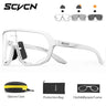 SCVCN Photochromic Men Cycling Sunglasses UV400 Sports Bicycle Women Running Hiking Glasses Road MTB Eyewear Goggles with Case