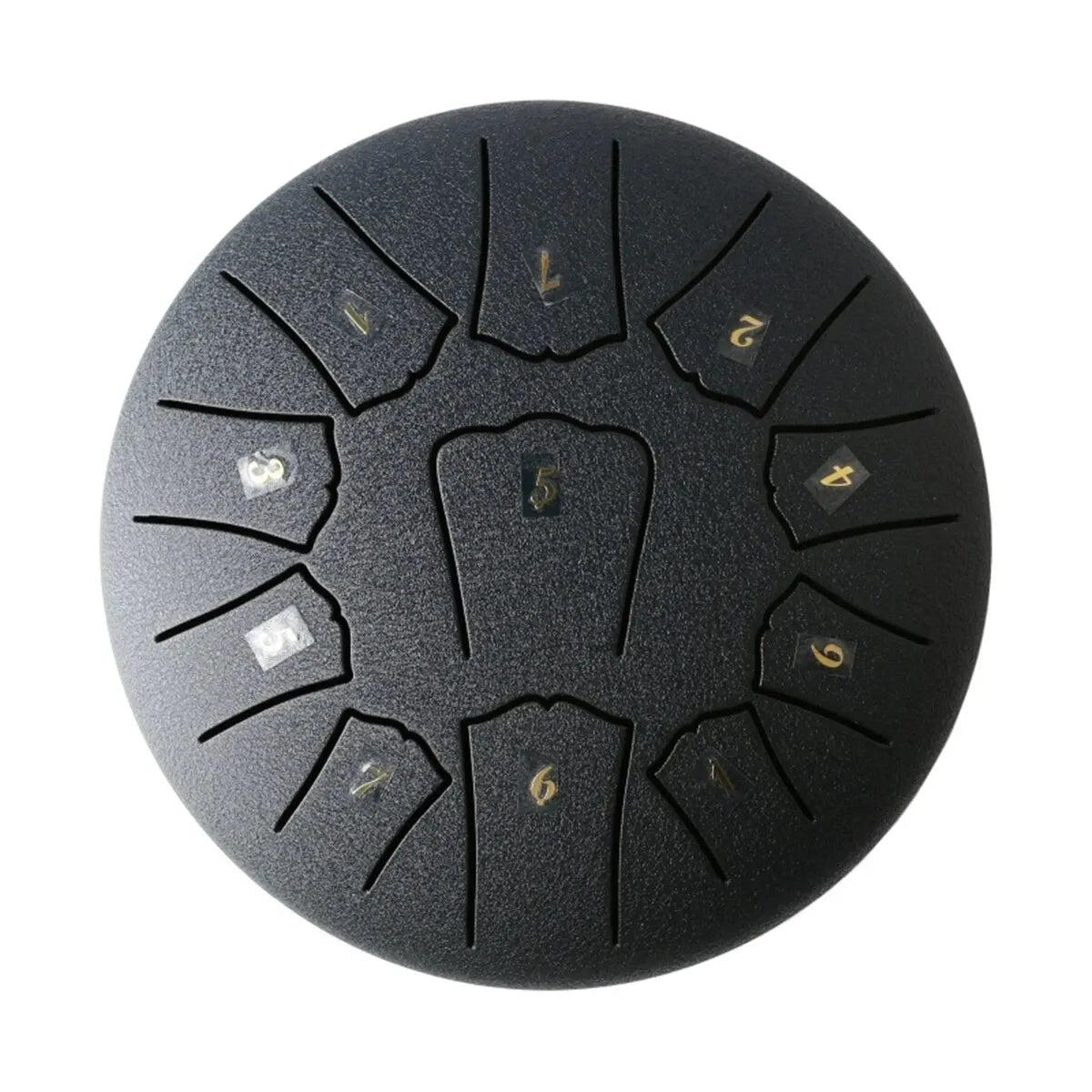 Miwayer Mini Steel Tongue Drum 6 Inch 11 Notes Hollow Drum Music Drum Ethereal Drum Yoga Meditation Drum Percussion Instruments