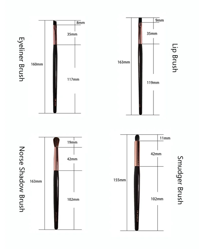 CT Sculpt Makeup Brush Set Contour Blush Highlighter Powder Sculpting Brush Squirrel Hair & Goat Hair Sculpting Makeup Tool