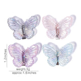 10Pcs/Set Mermaid Color Fairy Butterfly Handmade Hairpins For Women Girls  Barrettes Headwear HairClips Baby Hair Accessories