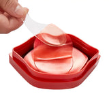 20Pcs Red Collagen Lip Mask Crystal Lip Pads For Moisturizing Anti-Wrinkle Anti-Aging Firms And Hydrates Lips Skin Care Dry Lips