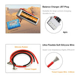 Youme 2S 3S 4S 6S RC Lipo Battery 7.4V 11.1V 14.8V 22.2V 3300mah 4500mah 5200mah 6200mah 6500mah T Deans XT60 Hard Case RC Parts