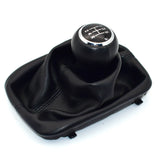 Car-styling 5 Speed Gear Shift Knob Stick Gaiter Boot Kit for AUDI A6 C5 1997-2001 A4 B5 1998-2000 A8 D2 5 GEARBOX 1996-2003