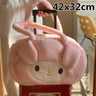 Sanrio Cute My Melody Shoulder Bag Japanese Kuromi Lovely Plush Bag Lolita Messenger Bag for Girl Travelling Bag Birthday Gifts