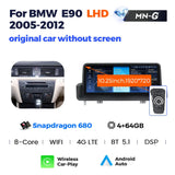 NaviFly 2024 New KSW For BMW 3 Series E90 E91 E92 2005 - 2012 Car Intelligent System Android 13 Snapdragon 680 8GB 256GB Carplay