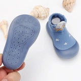 Baby Boy First Walkers Children Sock Shoes Non-slip Floor Socks Boy Girl Soft Rubber Sole Shoes Toddler Sock  Infant Booties