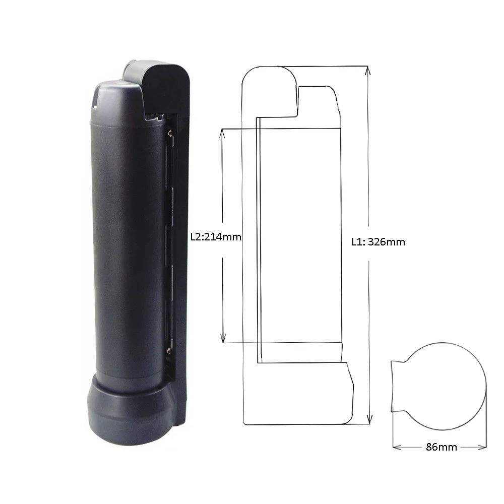 External Li-ion Battery for the Roadster V2 and Roadster V2, Gravel Ride1Up Electric Bike, Motor, 36V, 5Ah, 180Wh, 250W, 350W