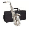 Professional Alto Saxophone Eflat E-flat Brass Nickel Plated Saxophone High Quality Beginner Musical Instrument Gift