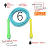 NEVERTOOLATE TPU and PVC material Skipping Rope Rapid Speed Jump Rope Tangle Free crossfit Exercise Fitness Training Workout