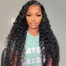 Deep Wave 13x4 Lace Front Human Hair Wigs For Women 30inch Indian Curly 13x6 Lace Frontal Wig Wet And Wavy 4x4 Lace Closure Wigs