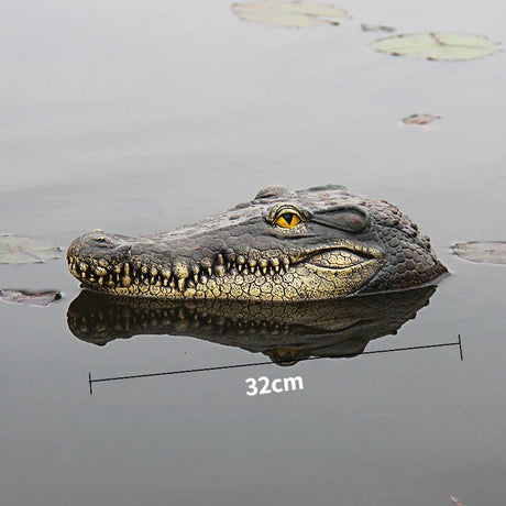 Crocodile Head Courtyard Pond Floating Animal Ornaments Park Pool Simulation Ornaments Garden Decoration Outdoor