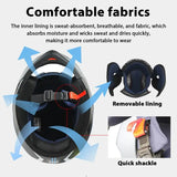 Snowmobile Headgear Full Face Cover With Dual Lens Anti Fog Head Protection Cover Street Racing Crash Gear For Competition