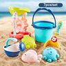 QWZ New Baby Beach Toy Sandbox Set Model Kids Play Sand Tool Mesh Shovel Game Summer Outdoor Beach Bag Toys For Children Gifts