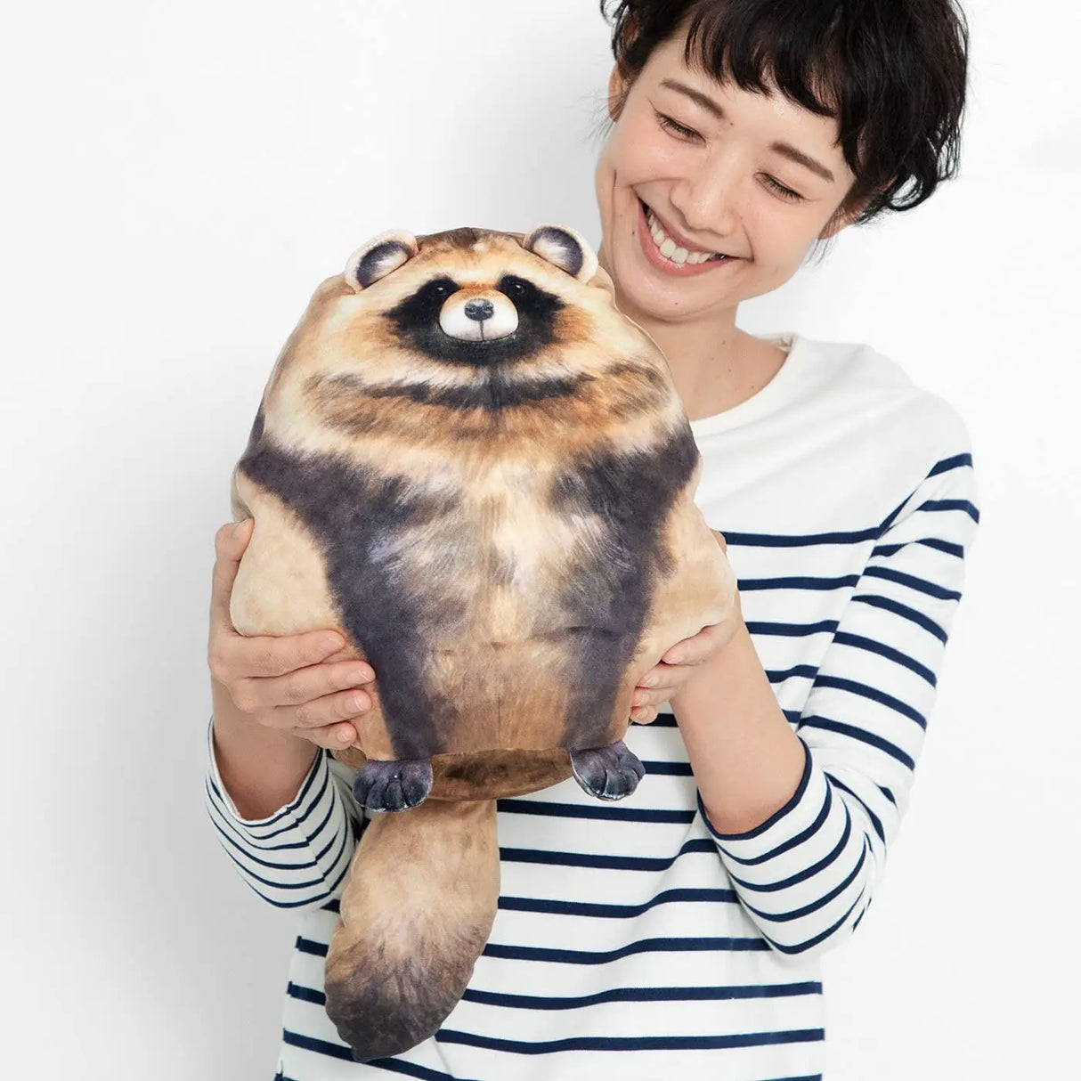 Cute Raccoon Plush Pillow Soft Stuffed Animal Toy for Kids & Gifts