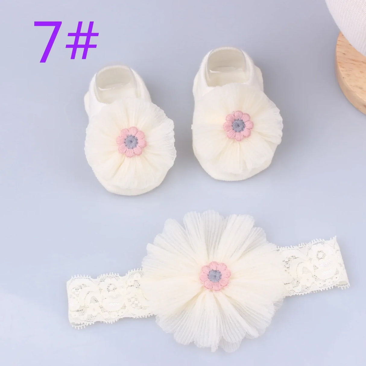 1 Set Cute Gift Bow Flowers Baby Girls Headband Socks Cartoon Animal Bow Newborn Girls Hair Band Kids Headwear Hair Accessories