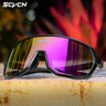 SCVCN-Sunglasses for Men Sport Cycling Glasses Bike Mountain Bicycle Hiking Camping Golf UV400 Protection Glasses Women Baseball