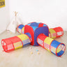 Children's Tent Foldable Baby 3In1 Playground Playpen for Children Indoor Balls for Dry Pool with Polyester Tunnel Games for Kid