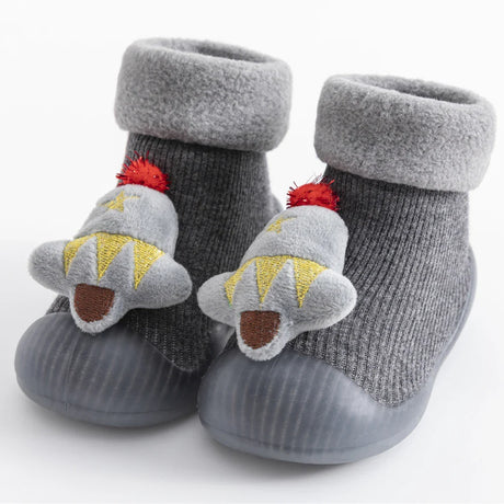 baby sock shoes for winter thick cotton animal styles cute baby floor shoes anti-slip first walkers 0-3 years Christmas gifts