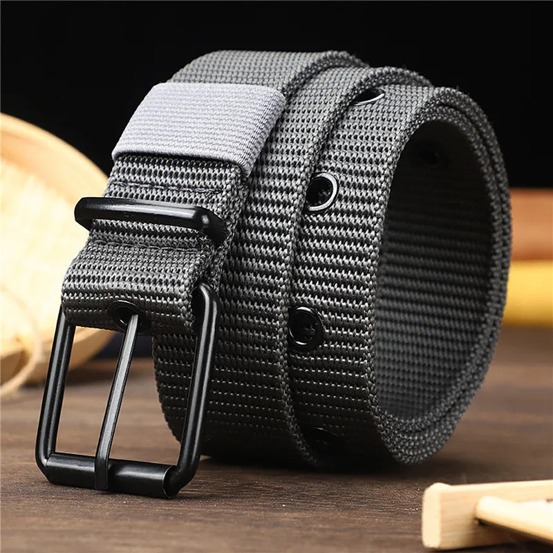 110 120 130 Men Belts Army Military Nylon Webbing Tactical Belt Fashion Casual Designer Unisex Belts High Quality Sports Strap