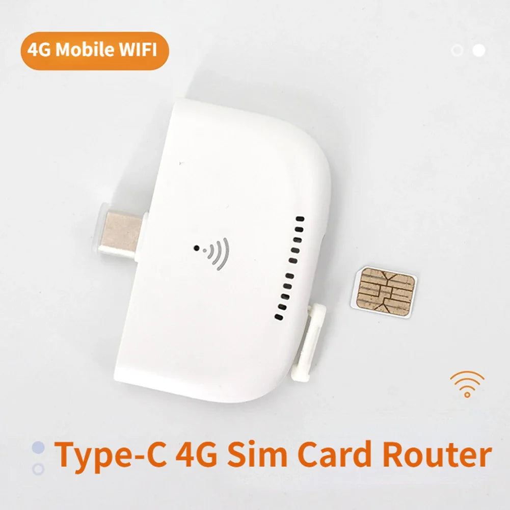 4G LTE WiFi Router Portable WiFi Modem with USB Adapter Mobile Hotspot Broadband 150Mbps Wireless Router for RV Travel Camping