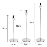 1 Set European Metal Candle Holder Exquisite Candlestick Candelabra Vintage Golden Wedding Decoration Home Living Room Decor