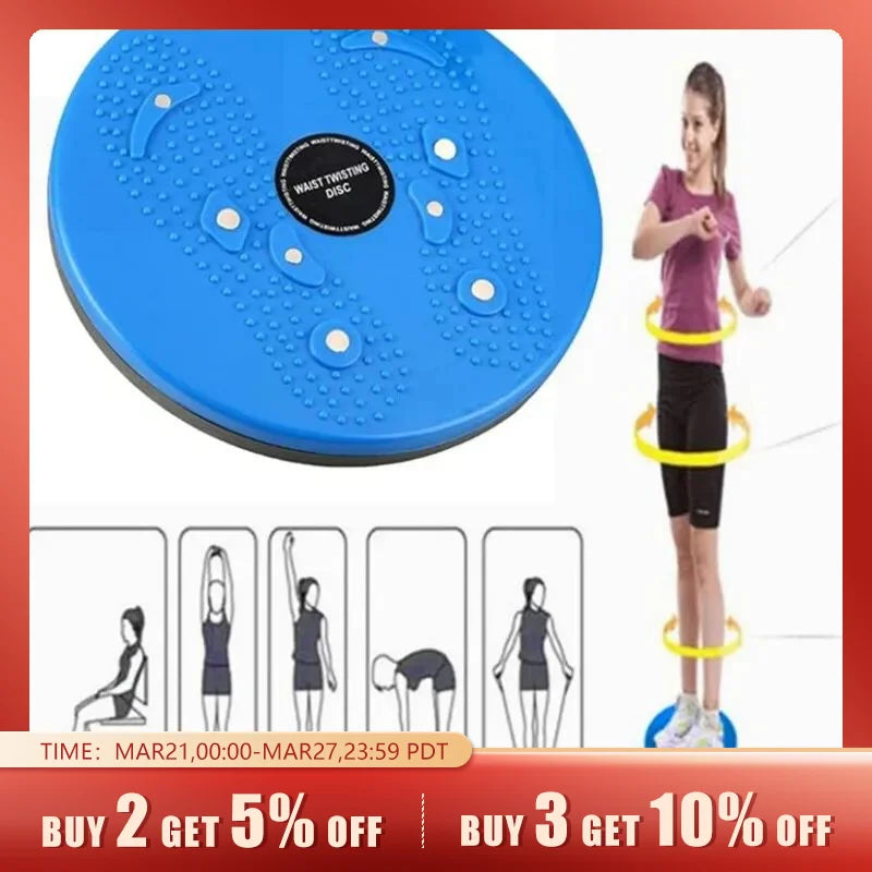 Magnet Waist Twisting Disc Fitness Balance Board Weight Lose Trainer Magnetic Massage Wriggling Plate Twister Exercise Equipment