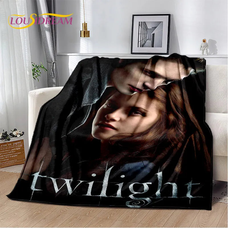 The Twilight Saga HD Printed Soft Plush Blanket,Flannel Blanket Throw Blanket for Living Room Bedroom Bed Sofa Picnic Cover Kids