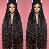 Loose Deep Wave 13x6 13x4 Hd Lace Frontal Wig 30 40 Inch 360 Full Water Wave Lace Front Wig 5x5 Hd Closure Curly Human Hair Wigs