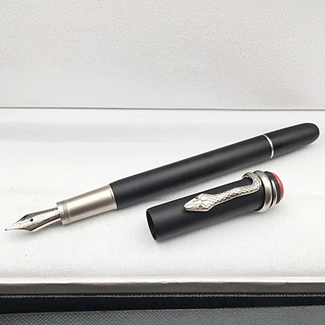 PPS Inheritance Series MB Red&Black Classic Fountain Rollerball Ballpoint Pen with Exquisite Snake Clip Writing Smooth