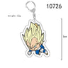 Anime TV Dragon Z Super Saiyan Acrylic Pendant Keychains Balls Son Goku Vegeta IV Beerus Trunks Buu Piccolo Keychain Gifts