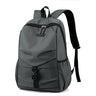 Male Backpacks College Student School Backpack Men Light Weight Travel Back Pack Bag Business Office Black