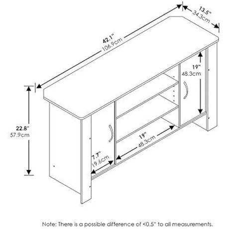 Furinno Econ TV Stand Entertainment Center, Espresso Floating Tv Stand  Muebles